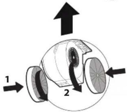 BERTAZZONI KIN36XT - For Non-Ducted Recirculation Option - 2
