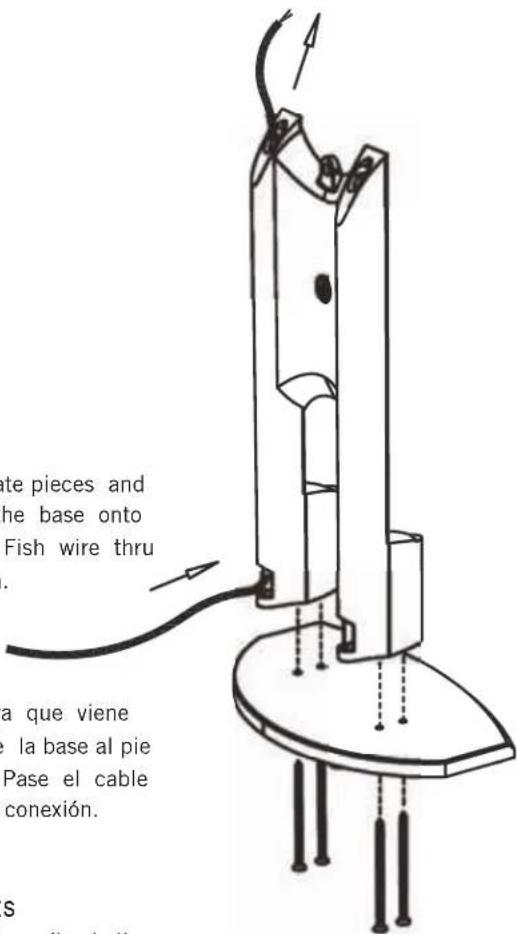 DEFINITIVE TECHNOLOGY Mythos XTR40 - Assemblage des supports - 1