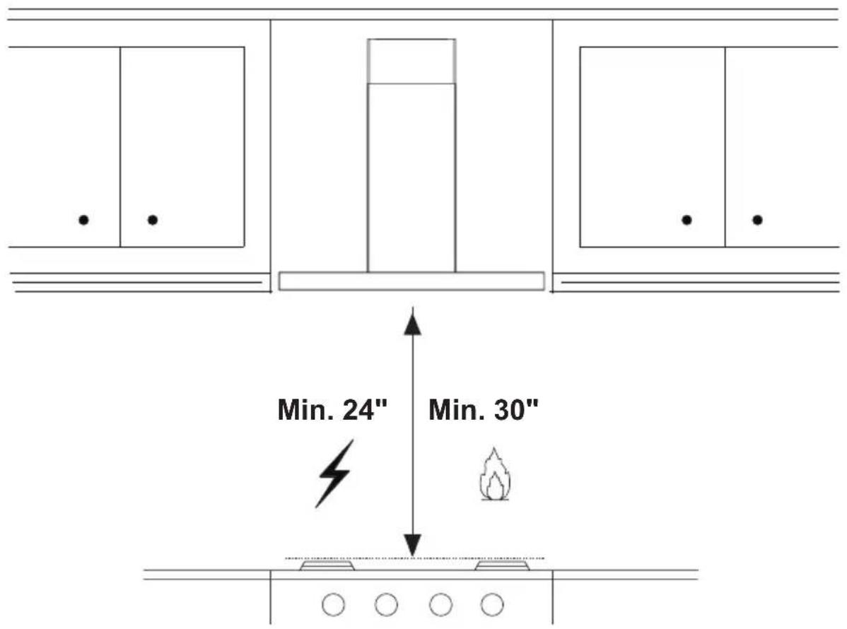 BERTAZZONI KT48XT - LISEZ ET SAUVEGARDEZ CES INSTRUCTIONS AVANT DE COMMENCER L'INSTALLATION DE CETTE Hotte de cuisine - 1