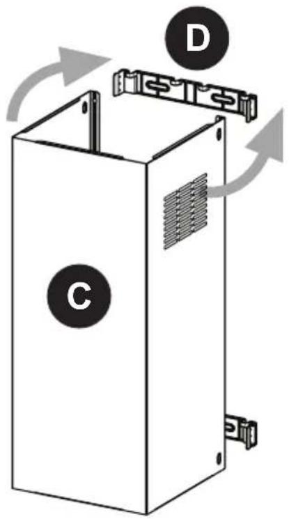 C D