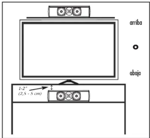 arriba abajo 1-2" (2,5 - 5 cm)
