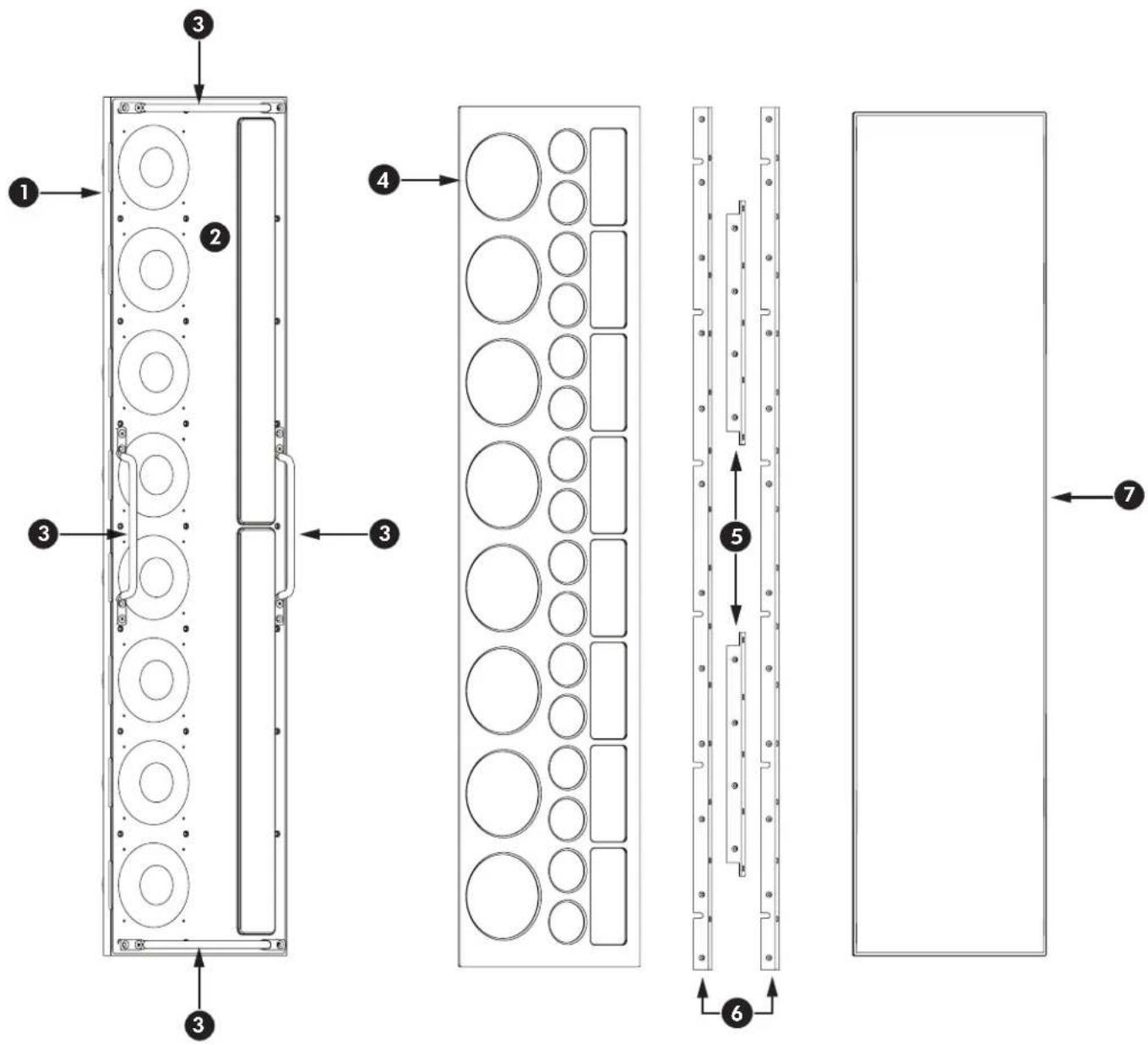Martin Logan Statement 40XW - PART IDENTIFICATION - 1