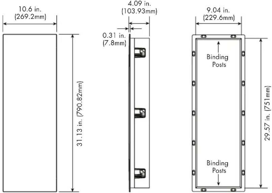 Martin Logan Monument 7XW - DIMENSIONAL DRAWINGS - 2