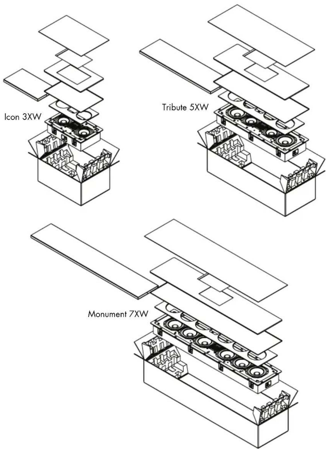 Martin Logan Monument 7XW - CONTENT CHECK LIST - 1