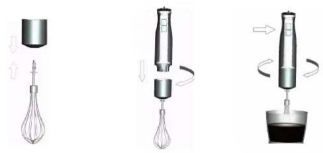 ROTEL U398CH2 - • HANDHABUNG DES SCHWINGBESENS - 1