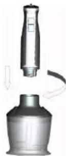 ROTEL U398CH2 - • HANDHABUNG DES ZERKLEINERERS - 3