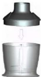 ROTEL U398CH2 - • HANDHABUNG DES ZERKLEINERERS - 2