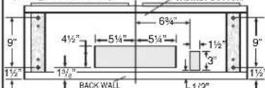BROAN BXT130WW - MOUNT HOOD SO THAT BOTTOM OF HOOD IS 20"-25" ABOVE COOKING SURFACE. - 10