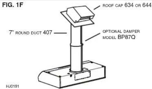 BROAN BXT130WW - PLANNING DUCTWORK INSTALLATION - 6