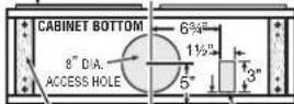 BROAN BXT130WW - MOUNT HOOD SO THAT BOTTOM OF HOOD IS 20"-25" ABOVE COOKING SURFACE. - 11