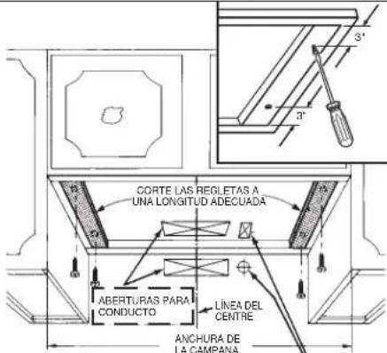 BROAN BXT130WW - INSTALE LA CAMPANA DE FORMA QUE SU BASE SE SITUE 20"-25   POR ENCIMA DE LA SUPERFICIE SOBRE LA QUE SE COCINA. - 6