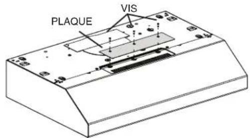 BROAN BCSEK124SS - INSTALLATION EN RECIRCULATION SEULEMENT - 1