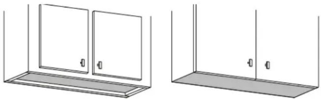 BROAN BCSEK124SS - Préparation de l'emplacement de la hotte - 1