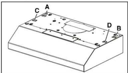 BROAN BCSEK124SS - Install the Hood (EZ1 Bracket) - 1