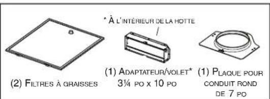 BROAN BCSEK124SS - Contenu - 1