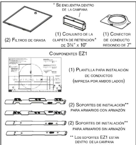 BROAN BCSEK124SS - Contenido - 1