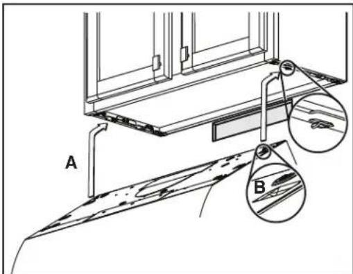 BROAN BCSEK124SS - INSTALLATION POUR ÉVACUATION HORIZONTALE SEULEMENT - 1