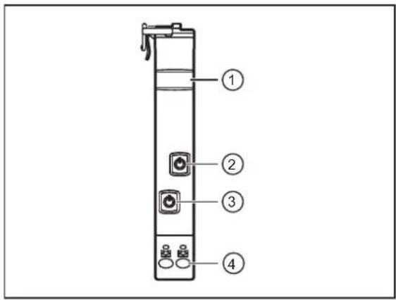 IFM DF2520 - Eléments de service et d'indication - 2