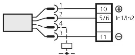 IFM DL2003 - Connection of the sensors and transmitters - 2