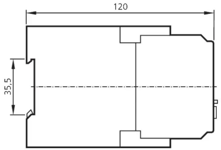 IFM DL2003 - Scale drawing - 2