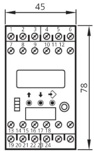 IFM DL2003 - Scale drawing - 1