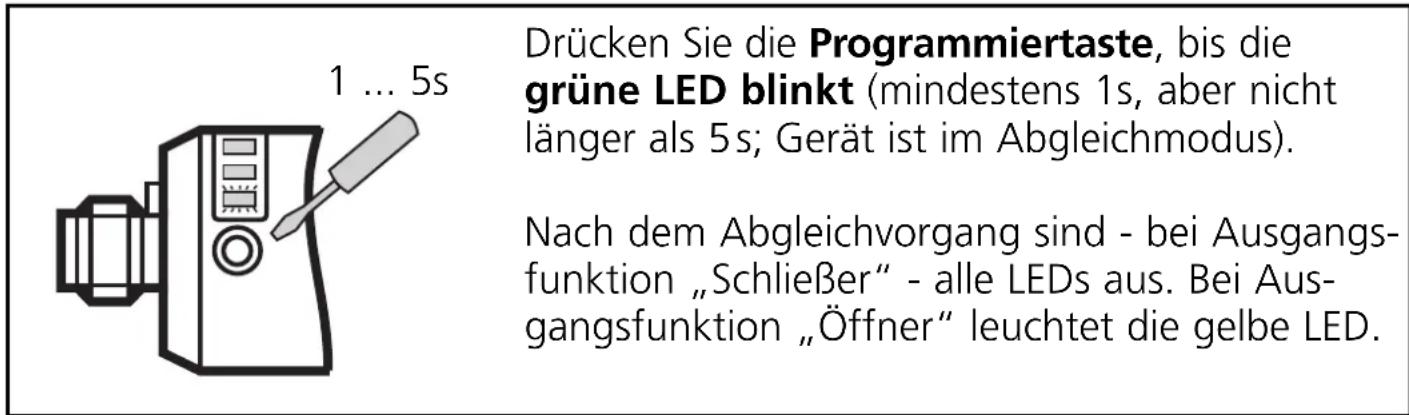 IFM KN0004 - Leerabgleich - 1