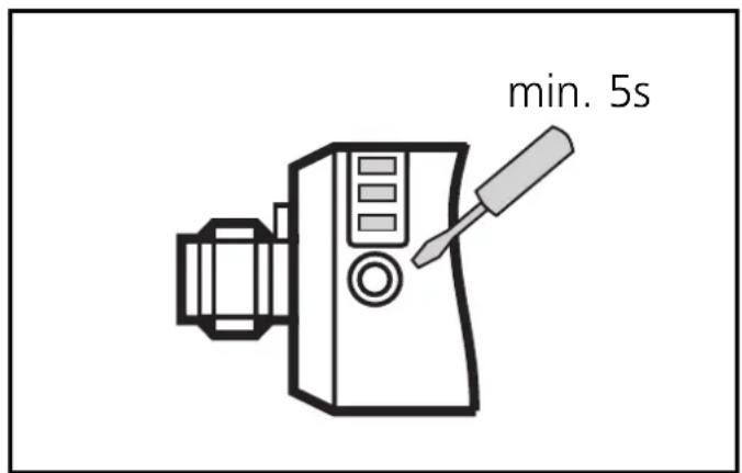 IFM KN0004 - Deaktivieren des OES-Modus: - 1