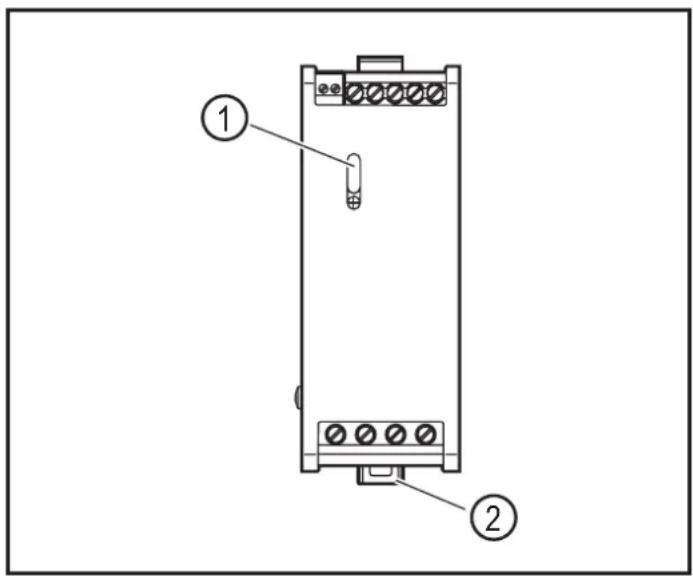 IFM AC1244 - Éléments de service et d'indication6 - 1