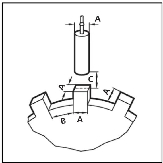 IFM DD0015 - Montage der Impulsgeber: - 1