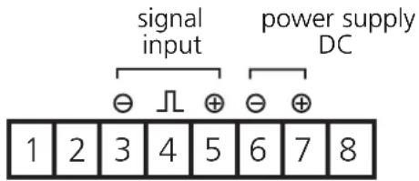 IFM DD1001 - Terminal connection: - 2