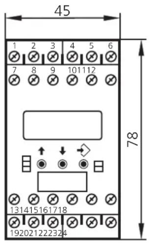 IFM DD2001 - Schéma d'encombrement - 1