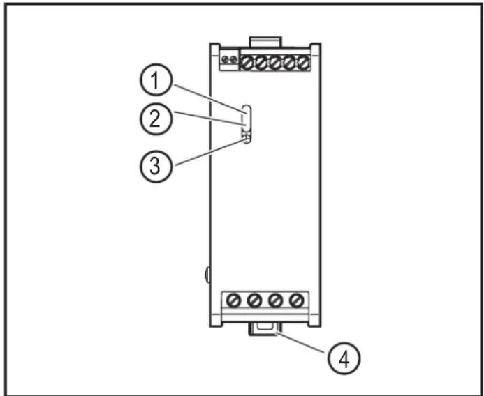 IFM DN3012 - Éléments de service et d'indication6 - 1