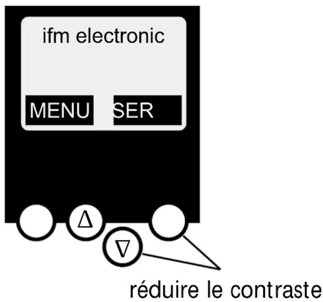 IFM AC1325 - Réglage du contraste - 2