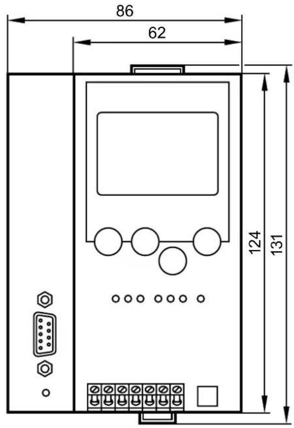 IFM AC1325 - Schéma d'encombrement - 1