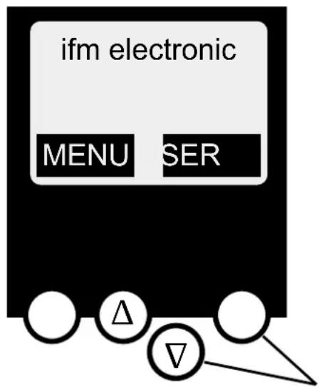 IFM AC1325 - Kontrasteinstellung - 2