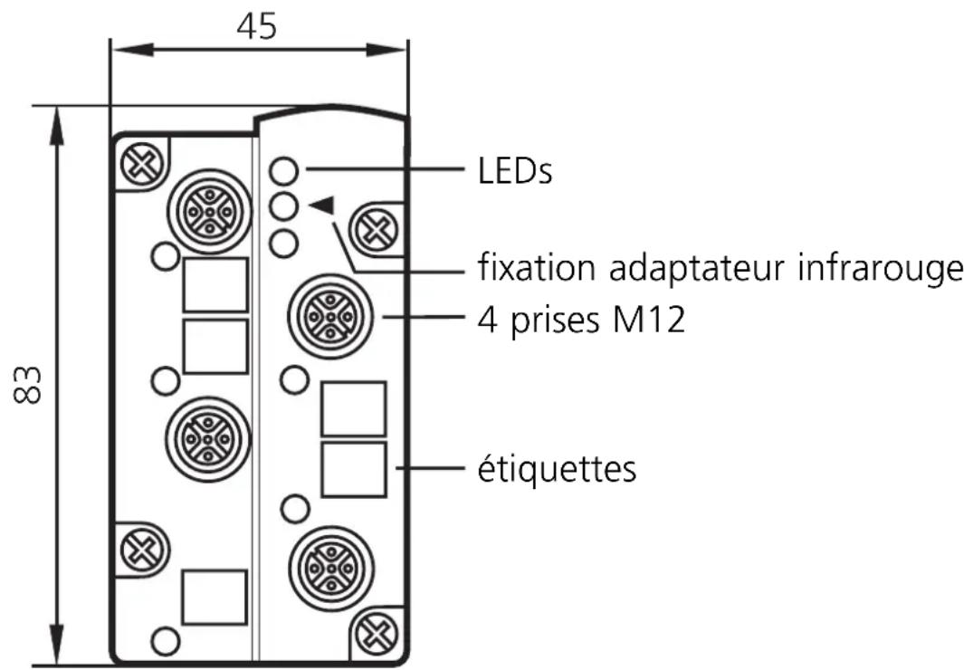 IFM AC007A - Éléments de service et d'indication - 1