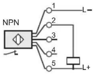 NPN 1 2 3 4 5 L- L+