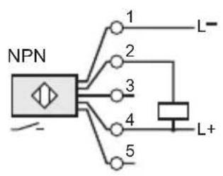 NPN 1 L- 2 3 4 5 L+ NPN