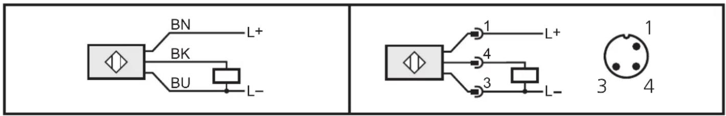 IFM KG5068 - Schéma de branchement - 1