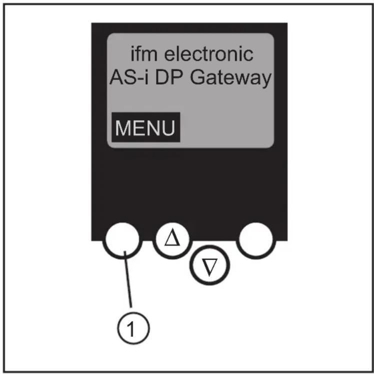 IFM AC1335 - Aperçu du menu - 1