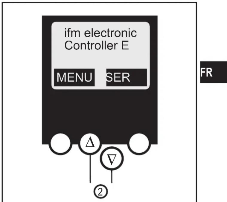 IFM AC1305 - Aperçu du menu - 2