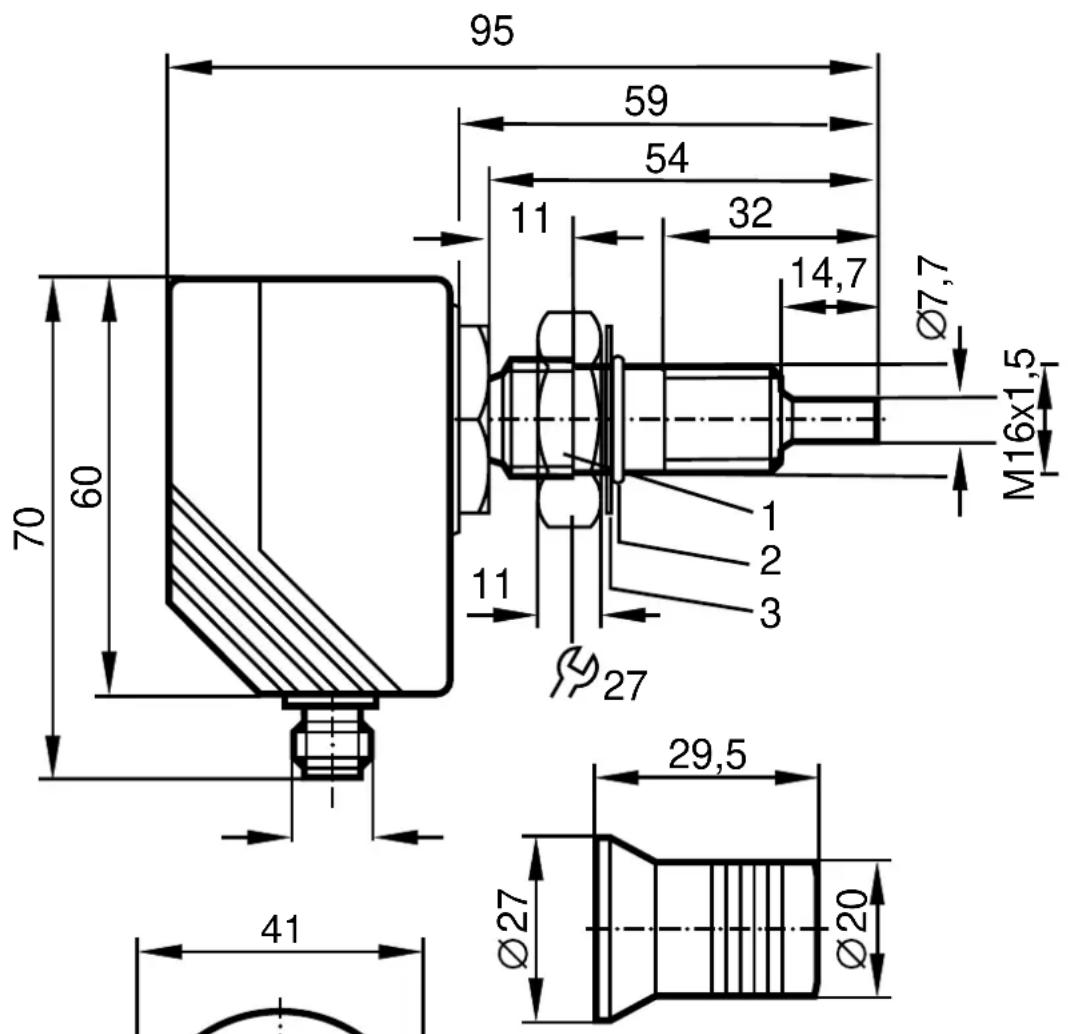 IFM ST0544 - Dimensions - 1