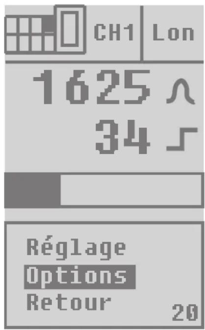 IFM OO5011 - Réglage des options - 1