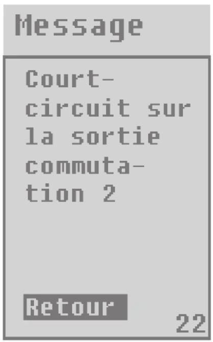IFM OO5011 - Messages d'erreur - 1