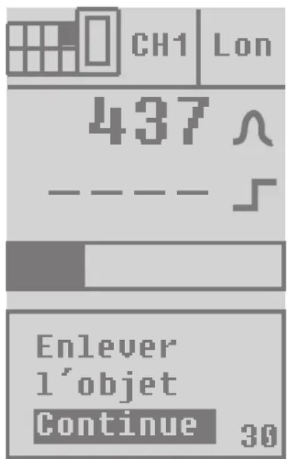 IFM OO5011 - Réglage sans l'objet - 1