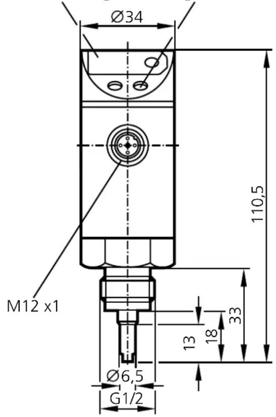 IFM TN7430 - Maßzeichnung - 1