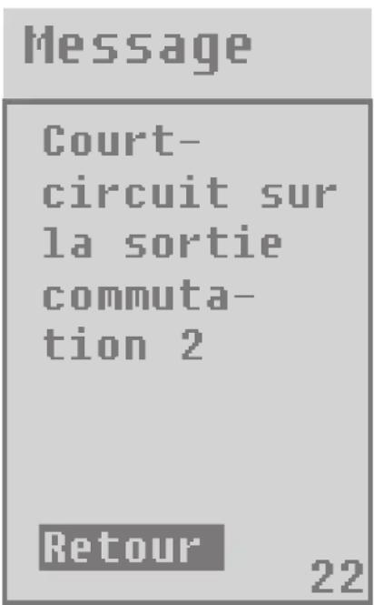 IFM OO5009 - Messages d'erreur - 1