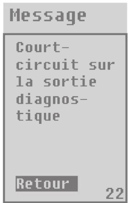 IFM OO5009 - Messages d'erreur - 2
