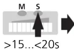 IFM SI0102 - ■ Return to factory setting - 1