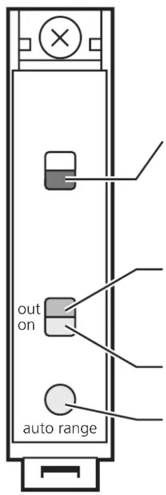 IFM OB5031 - Éléments de service et d'indication - 1